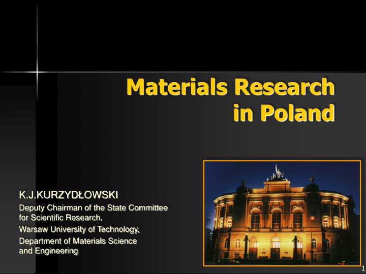 materials research in poland