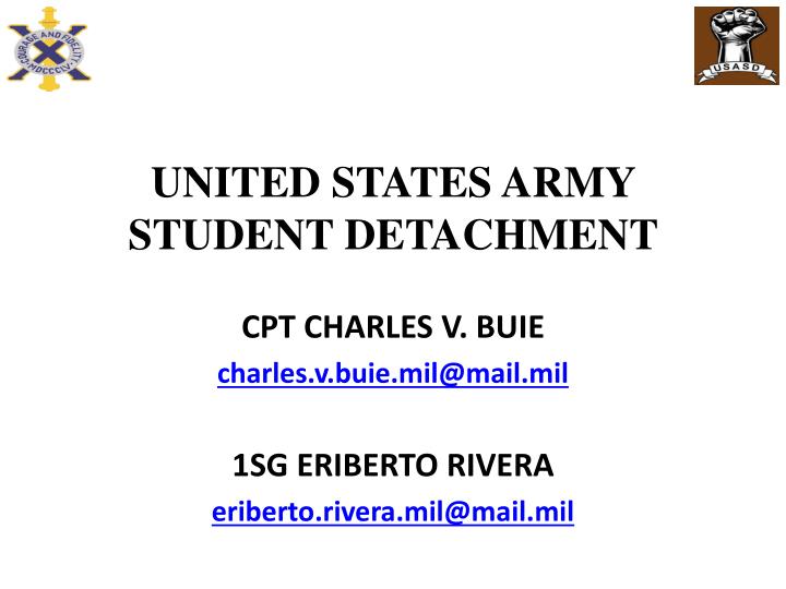 united states army student detachment