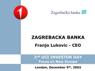 Franjo Lukovic - CEO