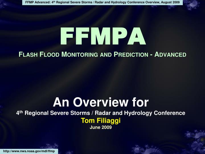ffmpa flash flood monitoring and prediction advanced
