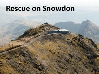 Rescue on Snowdon