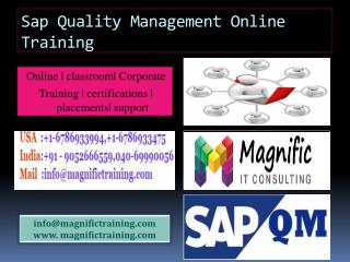 sap qm online training tutorial