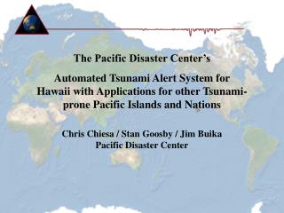 PDC Automated Tsunami Alert System, 1