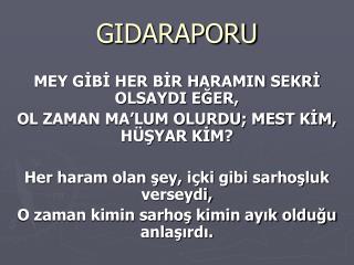 gidaraporu