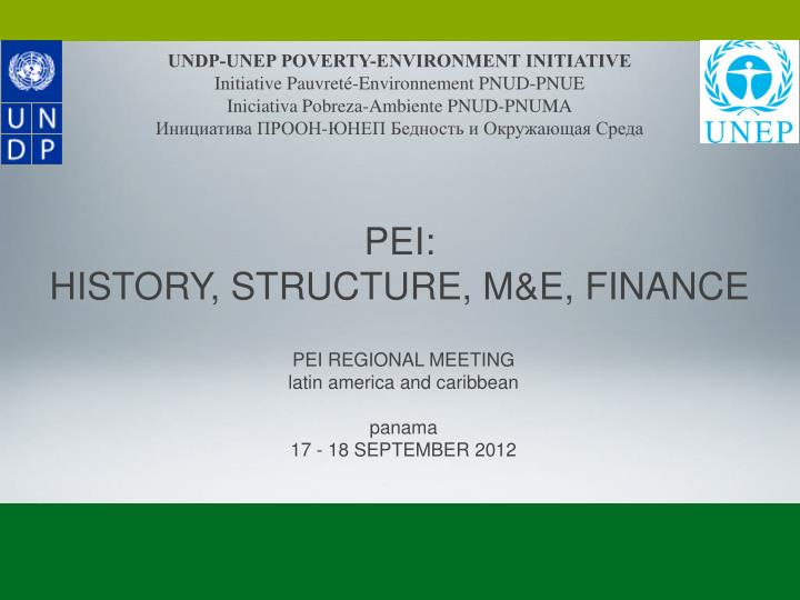pei regional meeting latin america and caribbean panama 17 18 september 2012