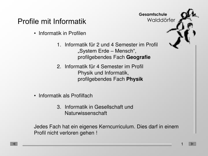 profile mit informatik