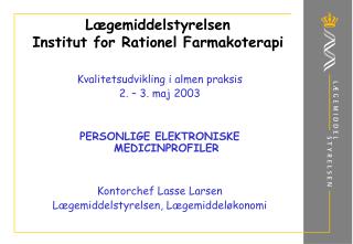 l gemiddelstyrelsen institut for rationel farmakoterapi
