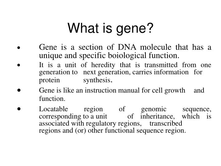 what is gene