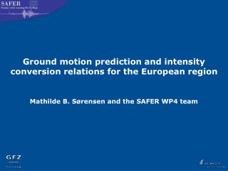 Ground motion prediction and intensity conversion relations for the European region