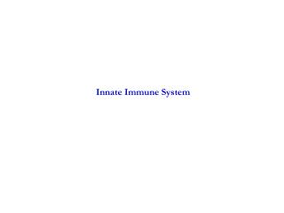 Innate Immune System