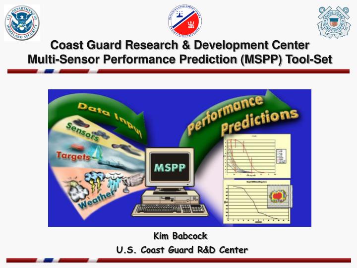 coast guard research development center multi sensor performance prediction mspp tool set