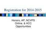 Registration for 2014-2015 - slide 1