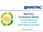 NAVFAC Contractor Safety - slide 1