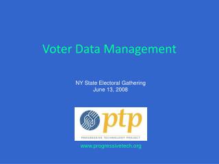 Voter Data Management