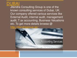 Accounting and auditing services in Dubai