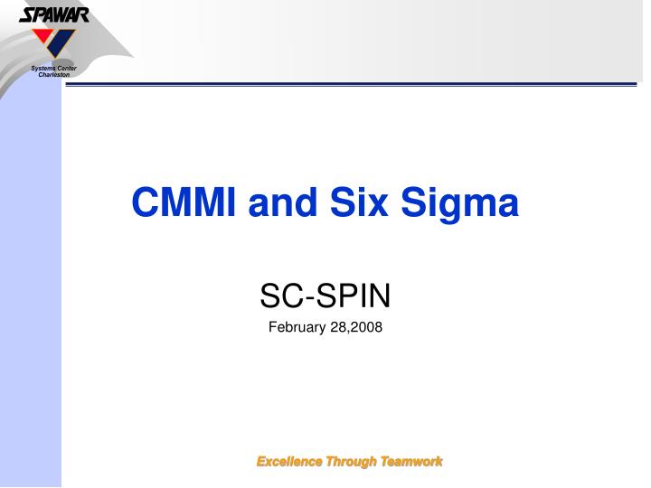 cmmi and six sigma