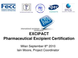 EXCIPACT Pharmaceutical Excipient Certification