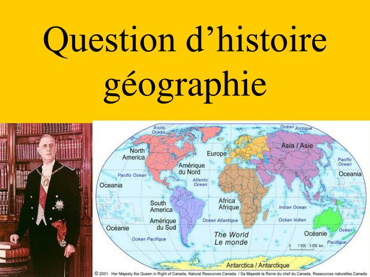 question d histoire g ographie