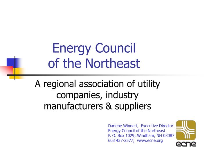 energy council of the northeast