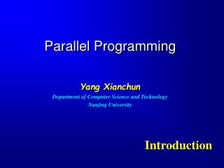 parallel programming