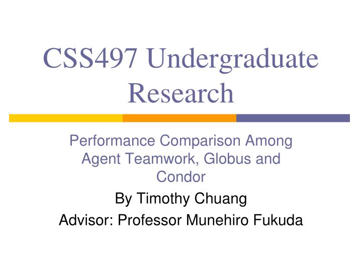 css497 undergraduate research