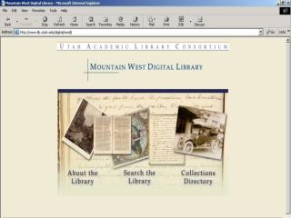 The Mountain West Digital Library