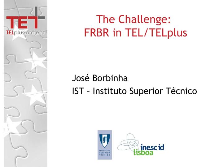 the challenge frbr in tel telplus