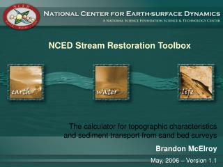 The Stream Restoration Toolbox