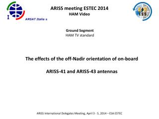 ARISS meeting ESTEC 2014 HAM Video