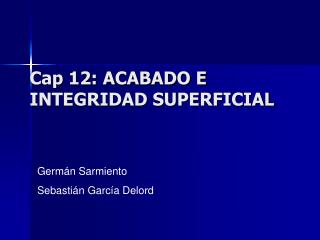 cap 12 acabado e integridad superficial