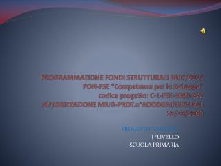 progetto euclide i livello scuola primaria