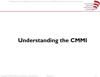 Understanding the CMMI