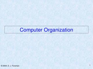 Computer Organization