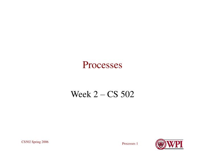 processes