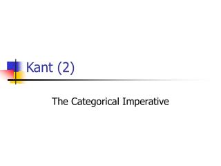 kant 2