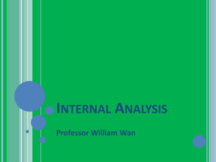 internal analysis