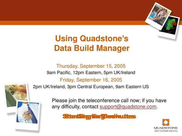 using quadstone s data build manager