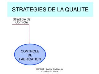 strategies de la qualite