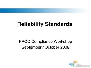 Reliability Standards