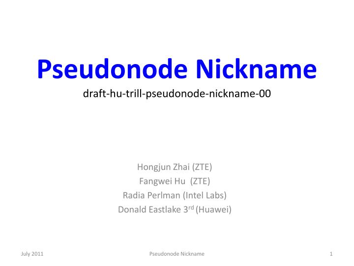 pseudonode nickname draft hu trill pseudonode nickname 00
