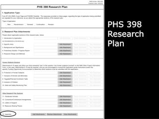 PHS 398 Research Plan