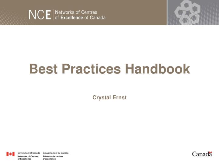 best practices handbook