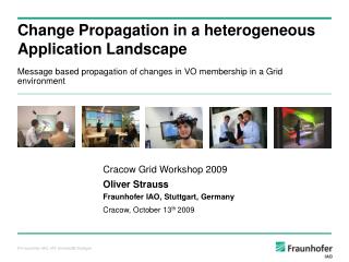 Change Propagation in a heterogeneous Application Landscape