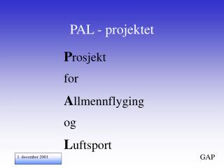 pal projektet