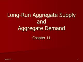Long-Run Aggregate Supply and Aggregate Demand