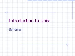 Introduction to Unix