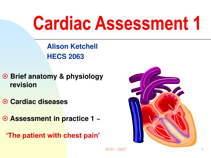 cardiac assessment 1