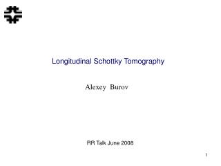 Longitudinal Schottky Tomography