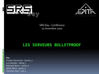 srs day conf rence 17 novembre 2010