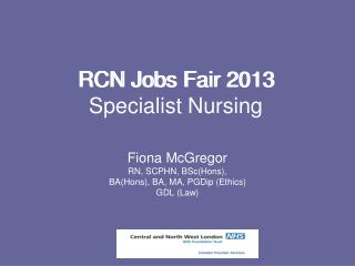 RCN Jobs Fair 2013